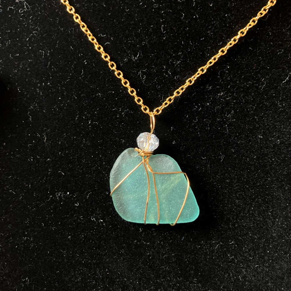 #41 Handmade seaglass necklace